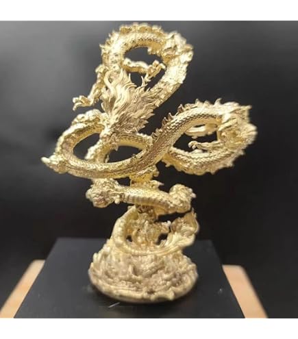 J6コレクション品✨七星剣護宝龍 龍の置物 銅製 インテリア 縁起物 Amazon.co.jp: 龍の置物 倶利伽羅龍王 風水 龍 置物 倶利伽羅剣 龍剣